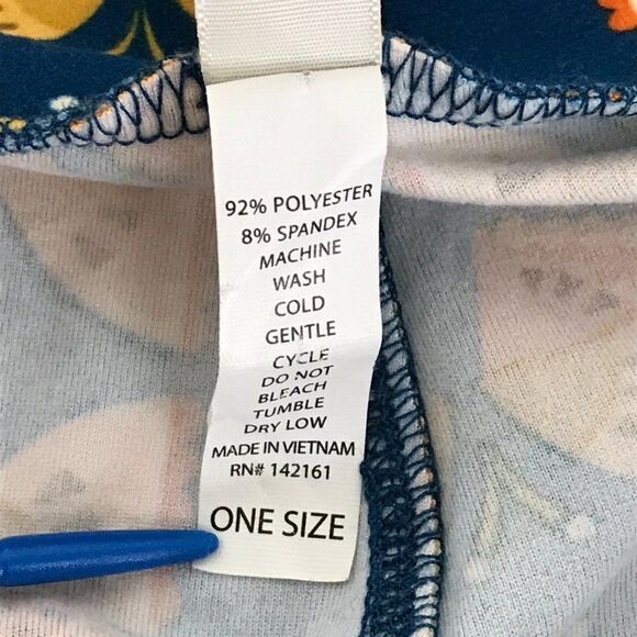 LuLaRoe Butterfly Print Leggings Women's OS / 2-10 Pull-On Mid-Rise Stretch Knit - Picture 9 of 10